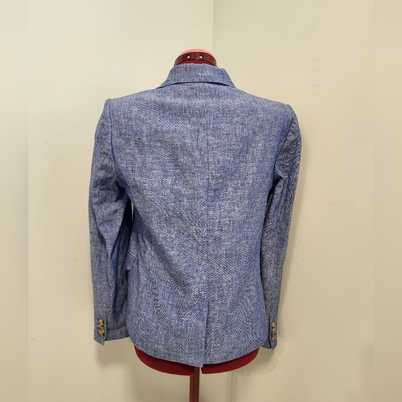 J Crew 100% linen schoolboy blazer - Picture 4 of 14